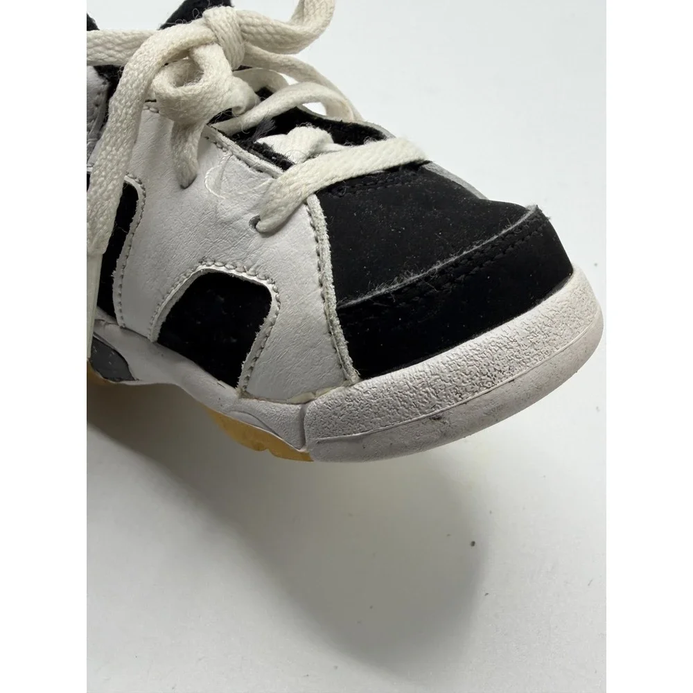 Jordan 6 Retro Oreo 384667-101 Toddler White/Black Size 6.5C